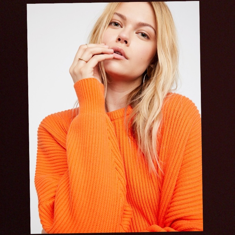 Free People Piers & palms pullover sweater - Picture 2 of 6